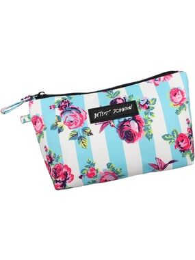 Betsey Johnson 8.5 Inch Zipper Cosmetic Pouch NWT